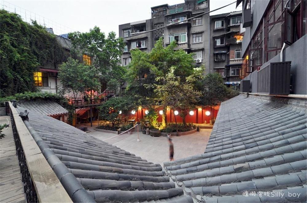 Renli Hotel Chengdú Exterior foto